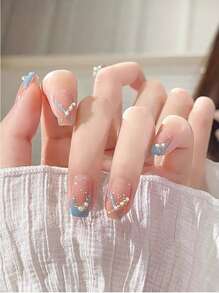 2026春夏新款流行果冻冰透明裸色凝胶指甲油套装，适合美甲沙龙和DIY，情人节女士礼物 - 彩色 - 查看 8