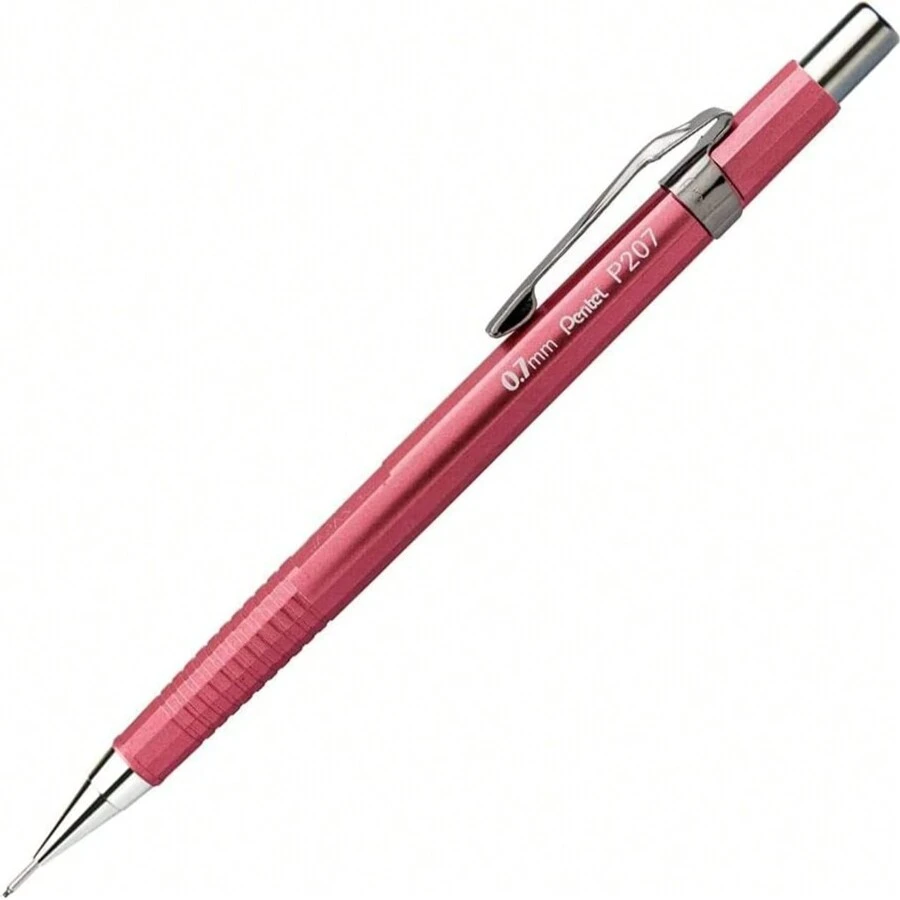 Pentel Sharp Metal 0.7mm Mechanical Pencil - Berwarna merah muda - View 1