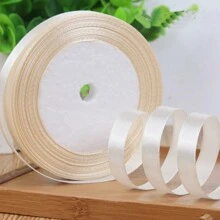1pc Ribbon DIY Handmade Rose Hair Clip, 1cm/2cm Width 22m Length Satin Ribbon, Cake Candy Box Packaging Decoration Ribbon, Wedding Supplies - Multicolor - View 39