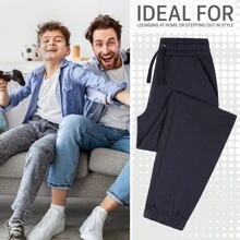 City Comfort Cargo Joggers With 4 Pockets Comfy Casual Stylish Sweatpants Gift - Navy Blue - View 2