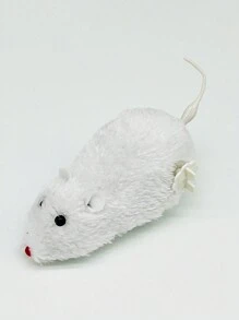 PETSIN 猫玩具发条老鼠造型玩具老鼠猫玩具上链赛车老鼠小猫毛绒玩具宠物猫户外小猫玩耍 - 彩色 - 查看 11