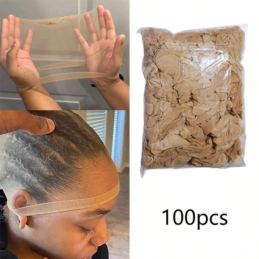 Wholesale HD Wig Caps High Quality Transparent HD Hair Nets Weave Nylon Stretchy Lace Front Wig Cap For Women Men Light Brown - Brown - View 1