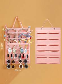 1 pezzo Borsa contenitore donna extra large per accessori per capelli come fermagli, fasce, scrunchies, organizer da appendere a parete, scatola per gioielli, adatta per uso quotidiano e custodia occhiali, ideale per feste di genere, compleanni, matrimoni e feste, il regalo perfetto per colleghi, amici e familiari, per il ritorno a scuola