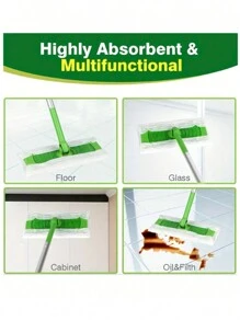 30PCS/60PCS/120PCS Disposable Mop Pads, Easy Cleaning Electrostatic Duster | Wet & Dry Mop Pads | No-Worry Disposable Mop Refill For Home And Office Cleaning