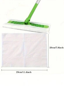 30PCS/60PCS/120PCS Disposable Mop Pads, Easy Cleaning Electrostatic Duster | Wet & Dry Mop Pads | No-Worry Disposable Mop Refill For Home And Office Cleaning