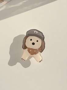 Soporte para teléfono móvil con forma de perro oso Kawaii de GUCADI, expandible y plegable, compatible con estuches de teléfono Apple, Honor, VIVO, OPPO, , Android, regalo para cumpleaños, familia, amigos, agarre de teléfono extensible y retráctil, accesorios para teléfono