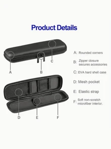 1 pezzo Astuccio nero di grande capacità e semplice, scatola per articoli di cancelleria per studenti di scuola media/superiore o ragazze adolescenti, multifunzionale, stile giapponese/coreano, essenziale per il ritorno a scuola, regalo creativo per il Ringraziamento, Natale, compleanno, decorazione di Ognissanti Ritorno a scuola