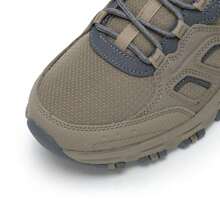 Skechers Zapatos de senderismo para hombres, zapatillas deportivas ligeras y transpirables, zapatos casuales con amortiguación de impactos - Gris pardo - Ver 7