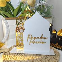 1 szt. Ozdoba akrylowa lustro dekoracja stołu dekoracja pulpitu do wyposażenia domu