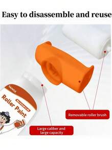 Rouleau de peinture murale 500g/bouteille, peinture latex. Grande capacité pour la réparation des taches et de la moisissure sur les murs de la maison. Avantage de la grande capacité - Notre kit de réparation de peinture murale de 500g offre une plus grande couverture pour les grands projets, réduisant ainsi le besoin de plusieurs applications.
