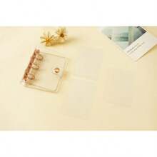 Student Mini 3-Ring Binder With PVC Transparent Cover, Portable Loose-Leaf Notebook Set - 3 Hole Pvc Binder - View 10