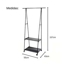 Multipurpose Clothes Rack, Corner Or Triangular, 2 Or 3 Shelves