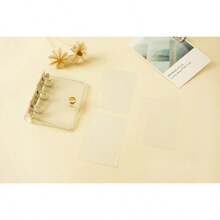 Student Mini 3-Ring Binder With PVC Transparent Cover, Portable Loose-Leaf Notebook Set - 3 Hole Pvc Binder - View 16
