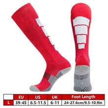 1 Paar dick gepolsterte Terry Hohe Fußball/Fußball Socken, Unisex Sport Socken für Aktivitäten wie Fechten, Reiten, Golf, American Football, Baseball, Skifahren