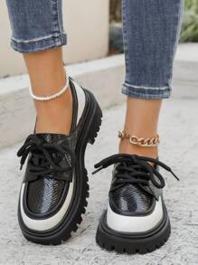 Outdoor Sports Thick Sole Platform Slip-On Loafers, Mirror Finish Non-Slip, Outdoor Fashion Women's Shoes, Summer Bestseller Autumn New Arrival, Four Seasons Versatile Flats, Christmas Gift For Ladies