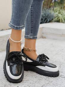 Outdoor Sports Thick Sole Platform Slip-On Loafers, Mirror Finish Non-Slip, Outdoor Fashion Women's Shoes, Summer Bestseller Autumn New Arrival, Four Seasons Versatile Flats, Christmas Gift For Ladies