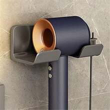 2pcs Hair Dryer Holder Rack, No Drilling Required Bathroom Wall Mount Blow Dryer Organizer Stand - Multicolor - View 14