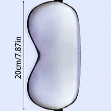 1 chiếc mặt nạ mắt lụa thoáng khí hai mặt dùng khi đi du lịch, tập yoga và thư giãn - Thoải mái và nhẹ cho cả nam và nữ, mặt nạ mắt co giãn dùng khi đi du lịch và nghỉ trưa có thiết kế miếng che mắt thoáng khí dùng khi đi máy bay, - Nhiều màu - Xem 8