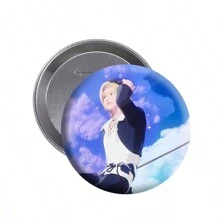 1 件 PLAVE Kpop 偶像组合翻领别针，适用于 NOAH/YEJUN//EUNHO/HAMIN，反光双面别针，适用于衣服、背包，时尚男女通用明星主题徽章配饰 - 彩色 - 查看 4