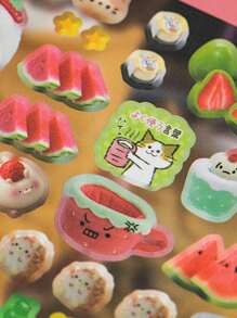 48Pcs/Book Coil Sticker Book, Escaping From The Heart Series, Exquisite Ins Ancient Style Die-Cut Stickers, Scrapbook Supplies, Decorative Notebooks, Photo Frames, Phone Cases, Water Cups, Garbage Magazines, Stationery Boxes, DIY Personalized Collage Back To School