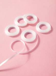 5rolls Metallic Balloon Decorative Ribbon, 10m Gold Balloon Tying Ribbon For Party,Christmas - White - View 1