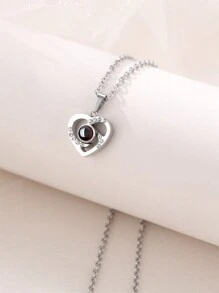 Collar de proyección de foto personalizada, regalo conmemorativo, regalo de damas de honor, regalo del Día de la Madre, regalo de San Valentín, regalo de boda, regalos para ella, esposa, mamá, abuelos, vintage, sencillo, unisex, casual, lindo, personalizado, único. Regalos ideales para él, regalos ideales para ella, novio, novia, papá, mamá, familia, amigos, para aniversarios, para cumpleaños, para graduaciones, para baile de graduación, para fiestas, artículos escolares, de vuelta a la escuela, para la oficina, para la escuela, para el aula, para regalos de maestros, para la universidad, para colegas, para dormitorios, para maestros, para niños y niñas, para adolescentes, estudiantes de secundaria, estudiantes de escuela media, estudiantes de último año de escuela secundaria, estudiantes universitarios, estudiantes universitarios, estudiantes de primer año, estudiantes de segundo año, estudiantes de grados inferiores
