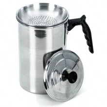 Filtro Reservatório de Óleo de Cozinha Com Coador 1,3 Litro