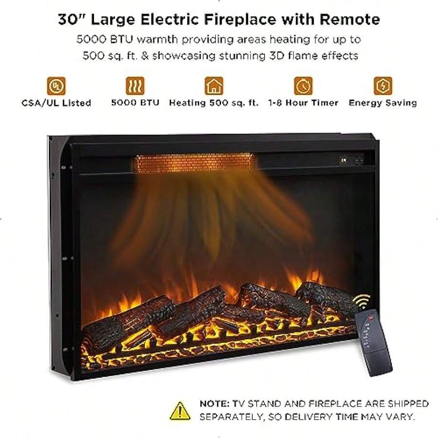 70 Inch Fireplace TV Stand Farmhouse Highboy Entertainment Center For 70-inch-fireplace-tv-stand-farmhouse-highboy-entertainment-center-for