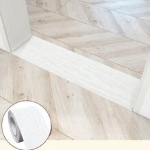 1 卷 5 米白色木纹踢脚线贴纸自粘式踢脚线装饰条 - 易于粘贴的地板和门边修复贴纸,用于门窗框架的 PVC 墙饰,贴纸,墙贴花,用于家居装饰的乙烯基贴花,春季装饰品让您的家焕然一新,Rama 装饰贴纸 - 彩色 - 查看 12