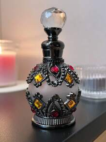 Cirelle 1 个 15ml 精油香水瓶，高端香薰瓶，水晶瓶，小型可再填充香薰瓶，带玻璃滴管的假日旅行精油分配瓶，复古迪拜风格瓶，母亲节礼物，女性礼物，情人节礼物，旅行，情人节，适用于客厅，卧室，美容院装饰（无香水，仅空瓶）