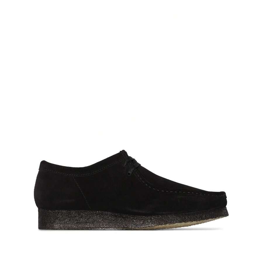 CLARKS - Zapatos Wallabee para hombres - Negro - Ver 1