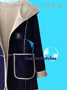 Custom Fashion Woven Sew On Clothing Square Badges,Woven Badges,Square Woven Patches - Image Customization - View 1