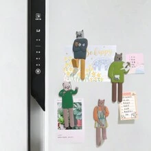 2pcs Cute Cat Magnetic Damage-Free Hooks, Original Design, Can Adhere To Refrigerators And Iron Surfaces, Serving As Fridge Magnet, Whiteboard Stickers, Hanging And Storing Daily Items Like Bags, Umbrellas, Keys, Towels, Clothes, Jewelry Etc, No Drilling Or Wall Damage, Suitable For Bedroom, Bathroom, Living Room, Kitchen, Office And More Home Scenes.