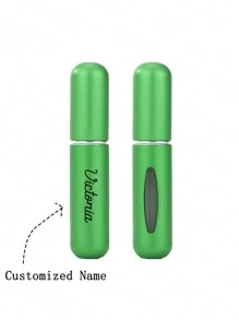 Vaporisateur de parfum personnalisé de 5 ml, atomiseur de parfum haut de gamme personnalisé, nom imprimé personnalisé, flacon vaporisateur mini portable rechargeable, cadeaux personnalisés pour amis et demoiselles d'honneur, flacon de parfum et diffuseur d'huiles essentielles pour les voyages (sans parfum, flacon vide uniquement) - 5ml - Voir 9