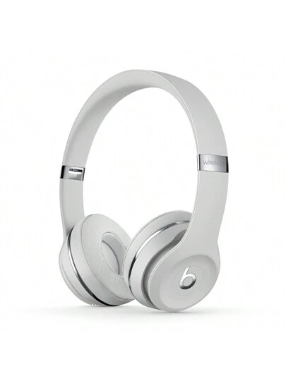 Solo3 Wireless On-Ear Headphones: Silver Beats Headphones, Apple