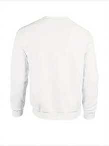 Cowboy Horse Riding Print Men's Pullover Round Neck Long Sleeve Sweatshirt, Polyester, Cotton, Loose Simple Casual Fashion Street Style Tops, Autumn And Winter Outdoor Sports Casual Tops, Men's Clothing As Gifts