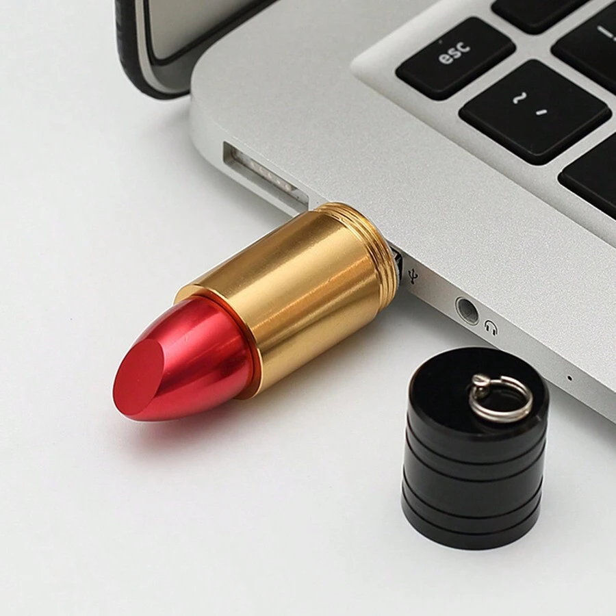 Pendrive Lipstick Model Usb Flash Drives 128gb 64gb Usb 2.0 Memory Stick Pendrive Thumb U Disk