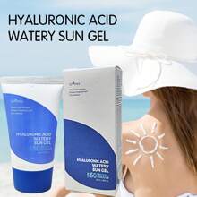 Aqueous Sunscreen Gel, Facial Moisturizing Oily Cortex Moisturising Sunscreen, Isolation Emulsion Moisturizing And Hydrating Physical Isolation For Men And Women 50ml