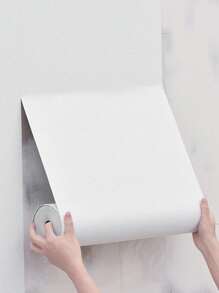 1 pièce de papier peint isolant auto-adhésif, lavable à l'eau, texturé, en matériau PVC à motif aléatoire, imperméable, antibactérien et anti-collision, convenant à la chambre à coucher, au salon, au bureau et autres zones murales. Autocollants de rénovation, panneaux muraux amovibles, papier peint, articles de décoration de printemps pour rafraîchir votre maison, autocollants de décoration Rama