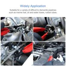 Automotive Repair Tool Oil Tube Separator Pliers, Oil Tube Separation Screwdriver, Car Pipe Separator, Fuel Oil Tube Tools - Red - View 6