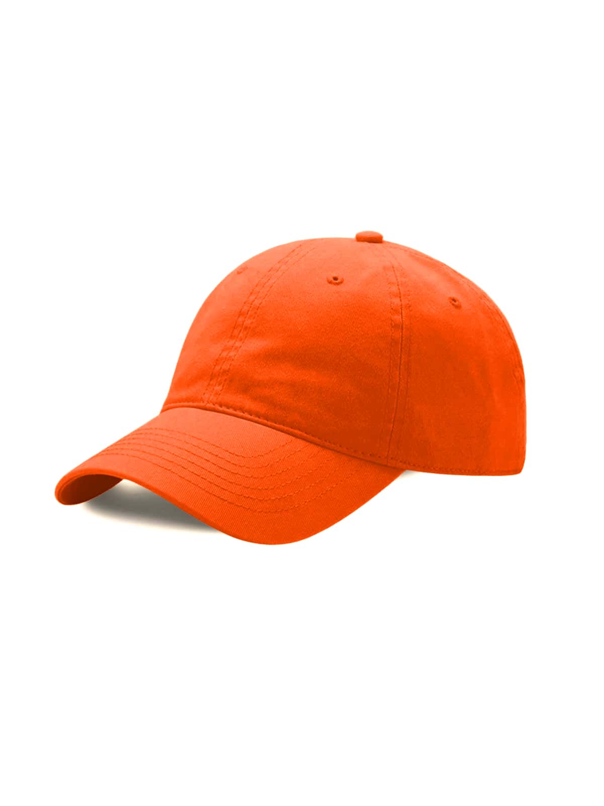 Men's Casual Pure Color Baseball Cap - Naranja Fiorescente - View 1