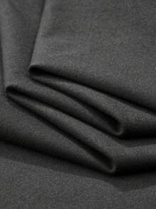 Tween Girl Dark Gray Round Neck Casual Print Short Sleeve T-Shirt, Summer Top - Dark Grey - View 5