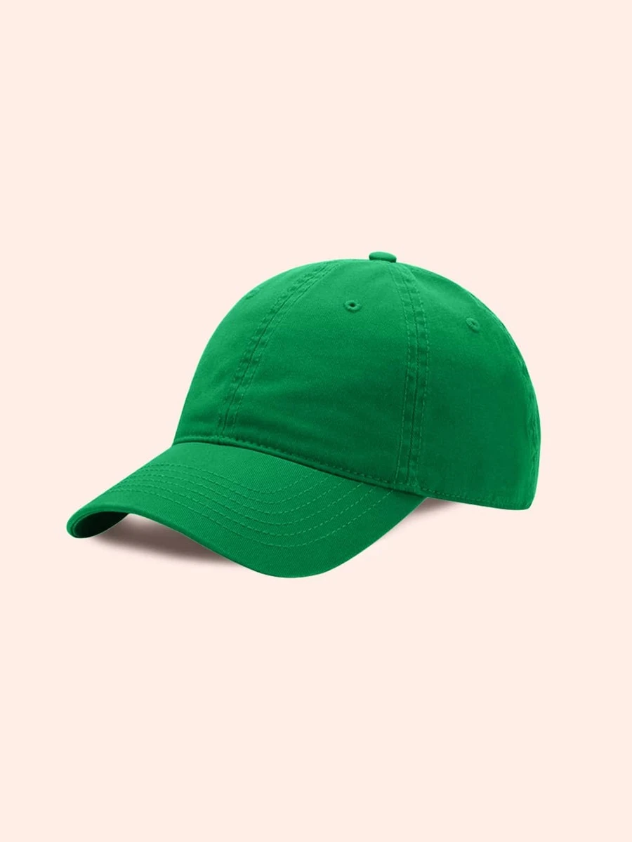 Men's Casual Pure Color Baseball Cap - Verde - View 1