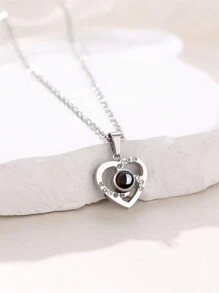 Collar de proyección de foto personalizada, regalo conmemorativo, regalo de damas de honor, regalo del Día de la Madre, regalo de San Valentín, regalo de boda, regalos para ella, esposa, mamá, abuelos, vintage, sencillo, unisex, casual, lindo, personalizado, único. Regalos ideales para él, regalos ideales para ella, novio, novia, papá, mamá, familia, amigos, para aniversarios, para cumpleaños, para graduaciones, para baile de graduación, para fiestas, artículos escolares, de vuelta a la escuela, para la oficina, para la escuela, para el aula, para regalos de maestros, para la universidad, para colegas, para dormitorios, para maestros, para niños y niñas, para adolescentes, estudiantes de secundaria, estudiantes de escuela media, estudiantes de último año de escuela secundaria, estudiantes universitarios, estudiantes universitarios, estudiantes de primer año, estudiantes de segundo año, estudiantes de grados inferiores