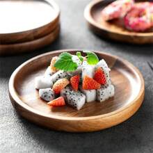 1pc 13.0inX9.06in Rosewood Wooden Cutting Board, Butcher Board, Tray With Juice Groove, Suitable For Cooked Food, Vegetables, Fish, Meat, Cheese, Outdoor Camping, Essential For Home Kitchen