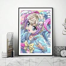 1 件墙面艺术海报动漫海报画廊印刷材料绘画墙面帆布图像客厅，帆布艺术，无框 - 彩色 - 查看 9