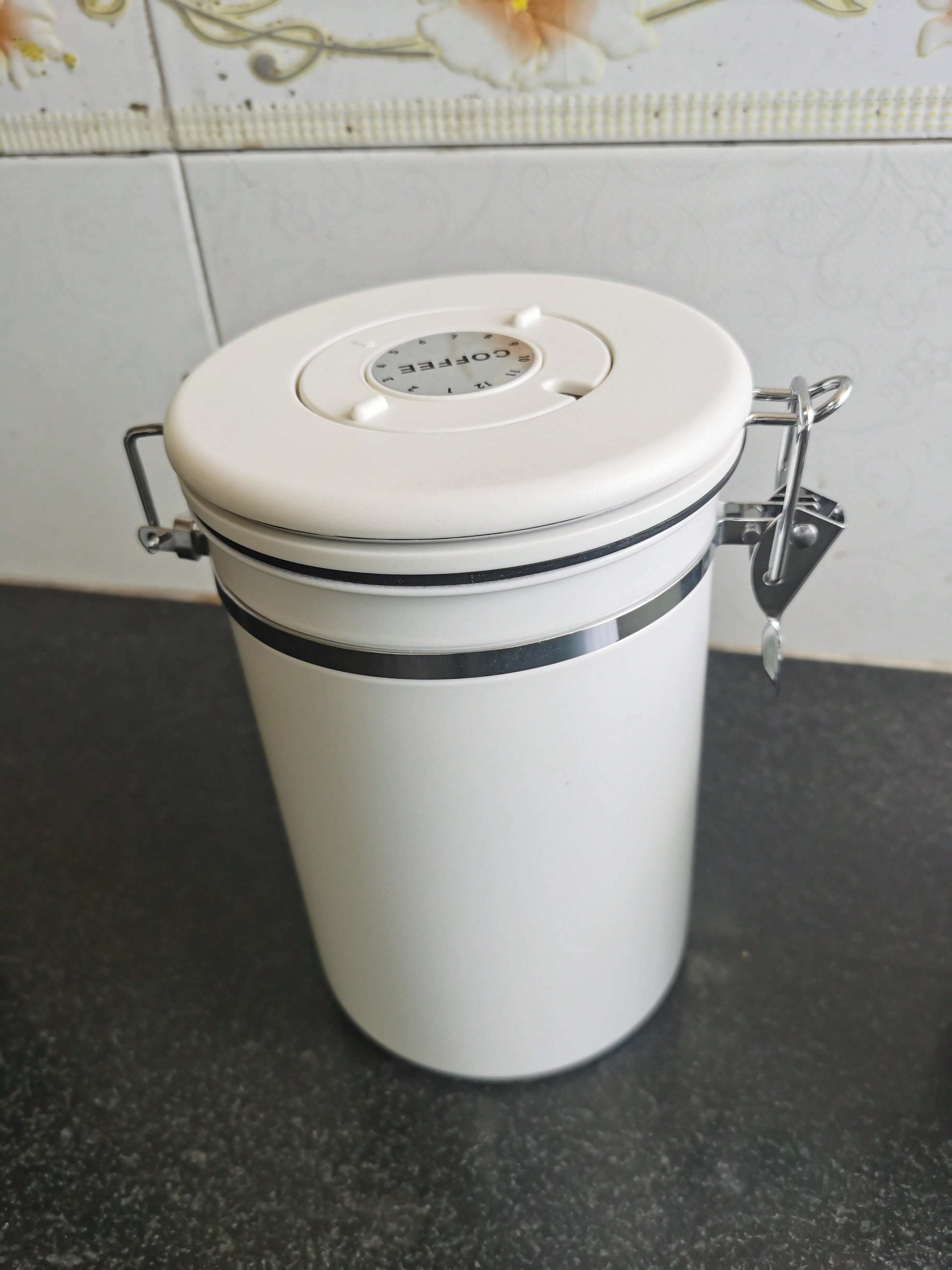 Barattolo Per Condimenti In Acciaio Inox Con Coperchio E Cucchiaio - Zuccheriera Da 400 Ml Per Sale, Pepe, Spezie, Antiscivolo - 4