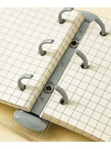 Student Mini 3-Ring Binder With PVC Transparent Cover, Portable Loose-Leaf Notebook Set - 3 Hole Pvc Binder - View 4