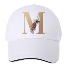 Baseball Cap, Letter Printed Vintage Trucker Hat, Snapback Cap, Suitable For Casual Outdoor Activities And Sun Protection, Spring & Autumn Travel Beach Vacation - White - View 24