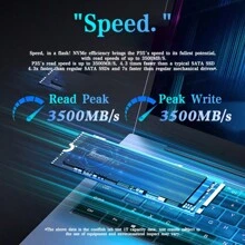 coolfish CoolFish SSD External Hard Drive 1T 2T 4T 512G Pcle Gen4*4 NVME M.2 Solid State Flash USB Drive Type-C For Laptop